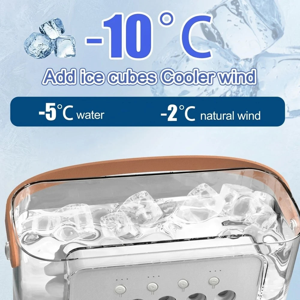 Ventilador Humidificador LED Portátil